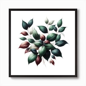 Green Leaves Art Print