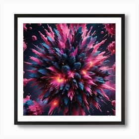 Explosion Art Print