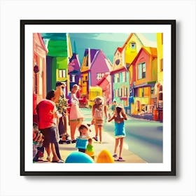 Colorful Street Art Print