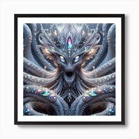 Ethereal Squiddle Art Print