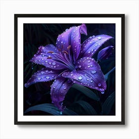 Jeweled Bloom (10) Art Print