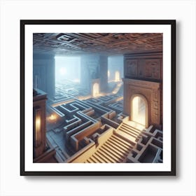 Maze 2 Art Print