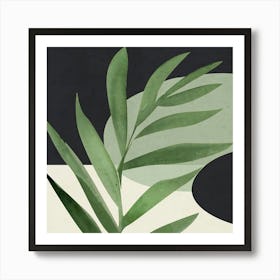 Abstract Leaf Canvas Print Art Print