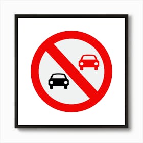 No Parking Sign.A fine artistic print that decorates the place.4 Art Print