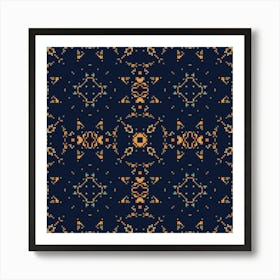 Abstract geometric pattern 4 Art Print