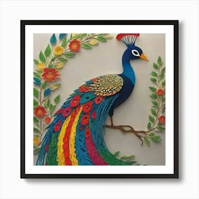 Peacock Art Print