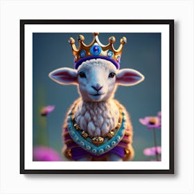 King Lamb Art Print