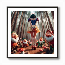 Snow White And The Seven Dwarfs 15 Art Print