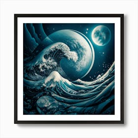 Great Wave Off Kanagawa 15 Art Print