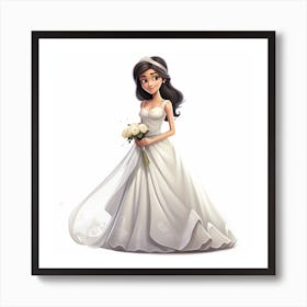 Disney Princess Wedding Art Print