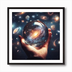 Universe In My Hand 1 Art Print