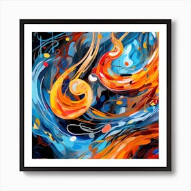 Abstract Painting 219 Art Print