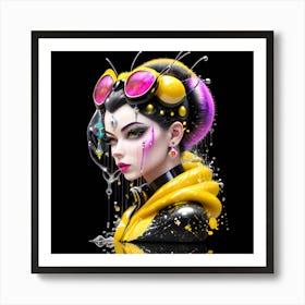 Queen Bee Empowerment: Embrace Your Inner Leader Art Print