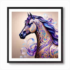 Arabic horse 5 Art Print