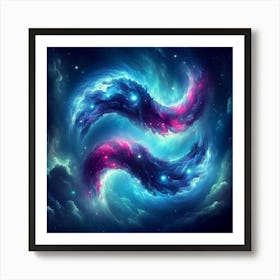 Aquarius Nebula #3 Art Print