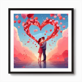 Valentine'S Day Love Is In The Air Poster