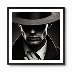 Man In A Hat 2 Art Print