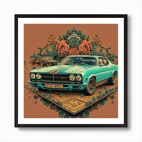 Chevrolet Chevelle Art Print