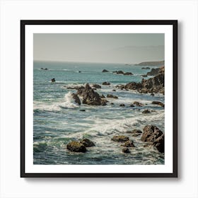 Crashing Wave Square Art Print