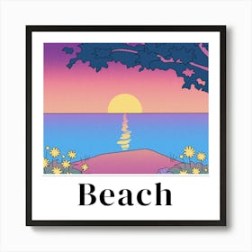Beach Art Print