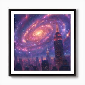 Galaxy In The Sky Art Print