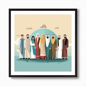 Muslims Art Print