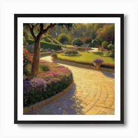 Garden Path Art Print