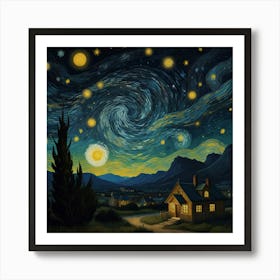 Starry Night 3 Art Print