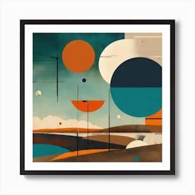 Abstract Landscape 1 Art Print