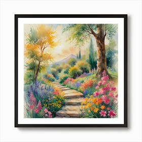 Garden Path 2 Art Print