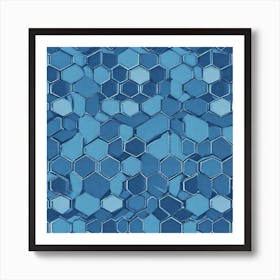 Mosaic Tile Pattern Art Print