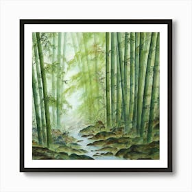 Bamboo Serenade 2 Art Print