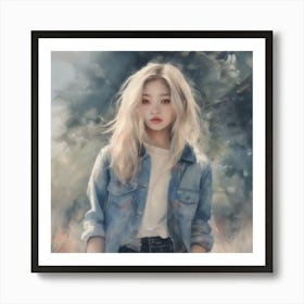 Korean Girl 6 Art Print