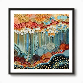 Abstract Landscape 003 Art Print