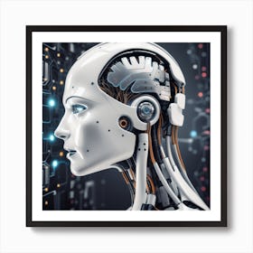 Robot'S Head 3 Art Print