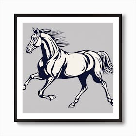 Horse Galloping 7 Art Print