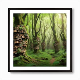 Forest Of Books Art Print