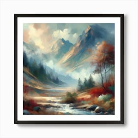 Abstract Horizons 9 Art Print