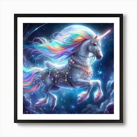 Unicorn 5 Art Print