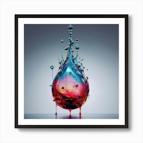 Drop Of Water 1 Art Print