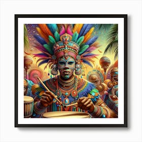 Afro-Caribbean Wall Art Art Print