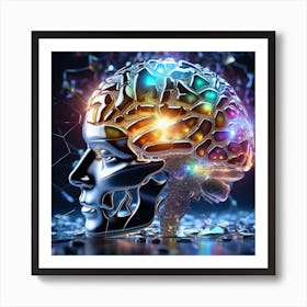 Brain And Mind Concept Poster