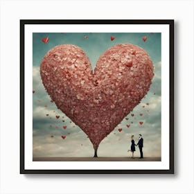 Big heart Art Print