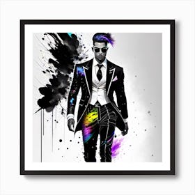 Man In A Suit 1 Art Print