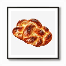 Jewish Braided Bread Art Print