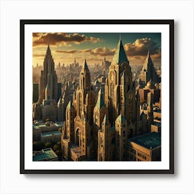 New York City Skyline 6 Art Print