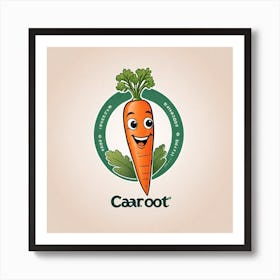Carrot Logo 14 Art Print