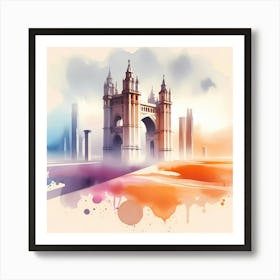 Hyderabad Gate Art Print