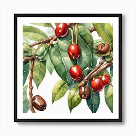 Coffee Tree 14 Art Print