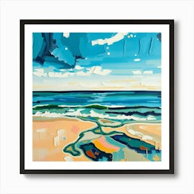 Sand And Surf Art Print